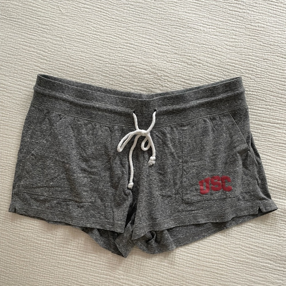 USC sweat shorts